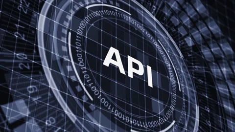 API - Application Programming Interface. Software development tool. Business, Vídeo Stock 153879916