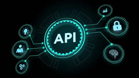 API - Application Programming Interface. Software development tool. Business, Stock Footage 160289053