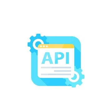 API, application programming interface, software integration vector icon イラスト素材