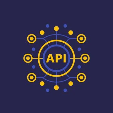 API, application programming interface, software integration Stock Illustration