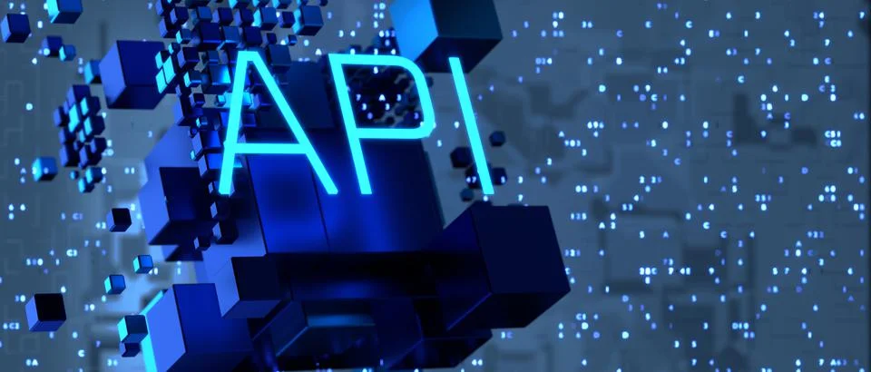 API - Application Programming Interface. software development tool. API inscr Stock Illustration