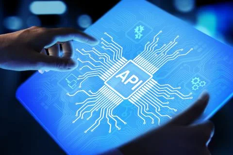 API - Application Programming Interface, software development tool, information 스톡 사진