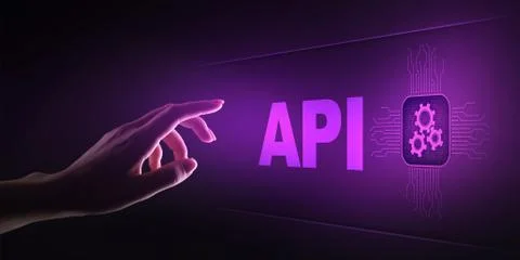 API - Application Programming Interface, software development tool, information Stock Photos