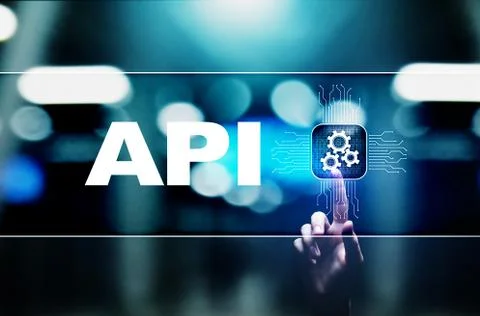 API - Application Programming Interface, software development tool, information 스톡 사진