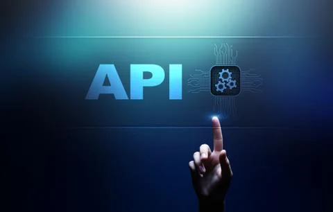 API - Application Programming Interface, software development tool, information Stockfoto's