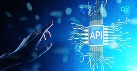API - Application Programming Interface, software development tool, information 스톡 사진
