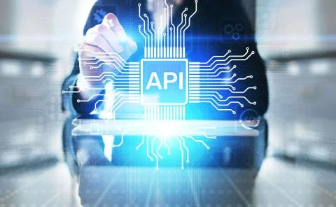 API - Application Programming Interface, software development tool, information 스톡 사진