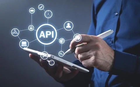 API. Application Programming Interface. Software Development. Technology 库存照片