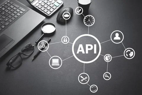 API. Application Programming Interface. Software Development. Technology Stock Photos