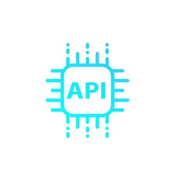 API, application programming interface vector trendy icon Stock Illustration