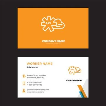 Api business card design Illustrazione stock gratuita