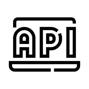 Api code application programming interface icon Stock Illustration