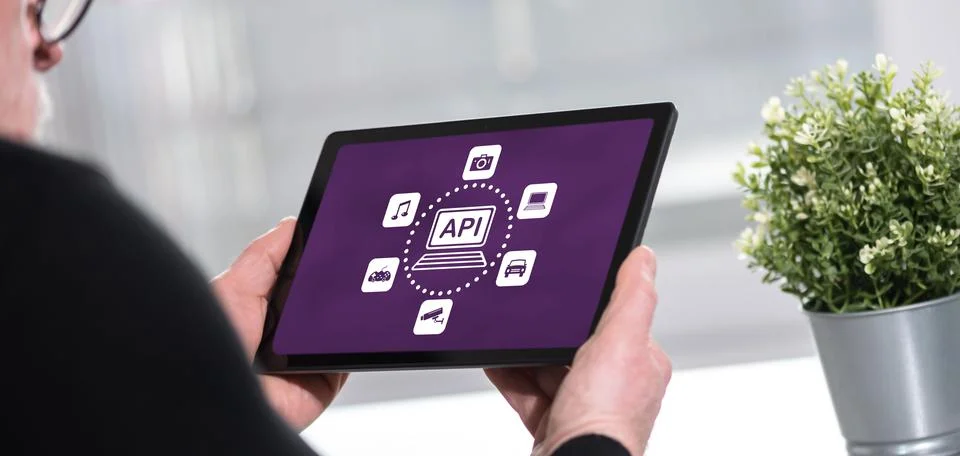 Api concept on a tablet Foto stock