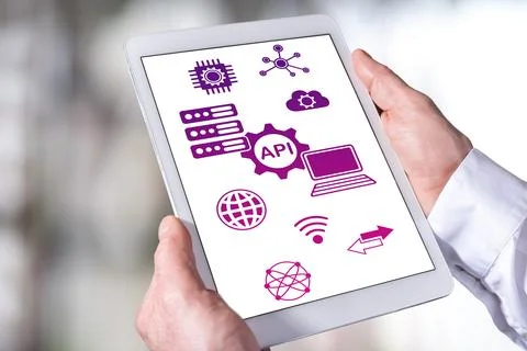 Api concept on a tablet Foto stock