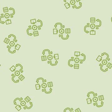 Api connection big data line seamless pattern Stock Illustration