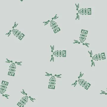 Api connection glyph vector seamless pattern 스톡 일러스트