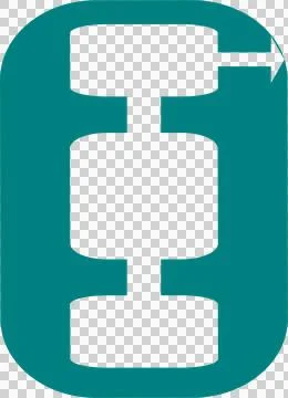 API Data Request Outbound Transmission Icon Stock Illustration