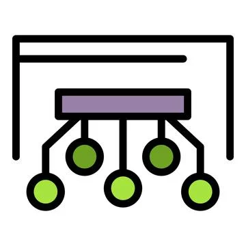 Api develop icon vector flat 스톡 일러스트