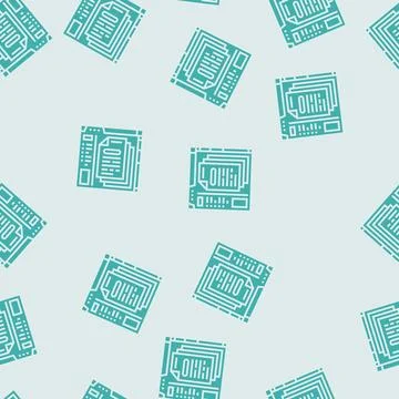 Api documentation technical writer glyph seamless pattern 스톡 일러스트