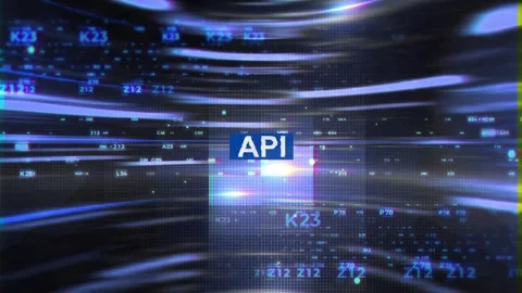 API HiTech Backgrounds Stock Footage 323927970