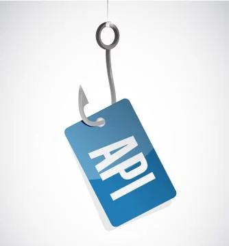 Api hook tag sign concept illustration design イラスト素材