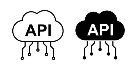 API icon Illustration designs pack for Web Stock Illustration