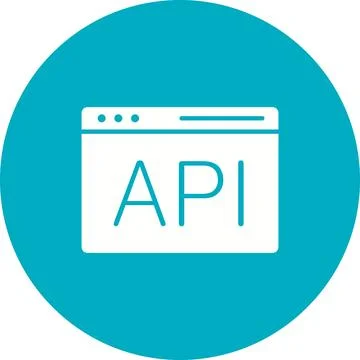API icon vector image. Ilustración de archivo