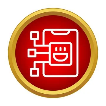 Api integration managing connected services on mobile application Stock Illustration