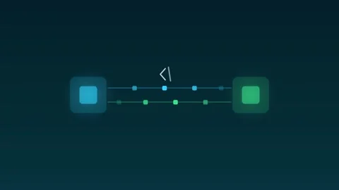 Api integration modules data exchange aqua cloud loop Stock Footage 342612245