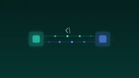 Api integration modules data exchange teal cloud loop 스톡 동영상 342612262