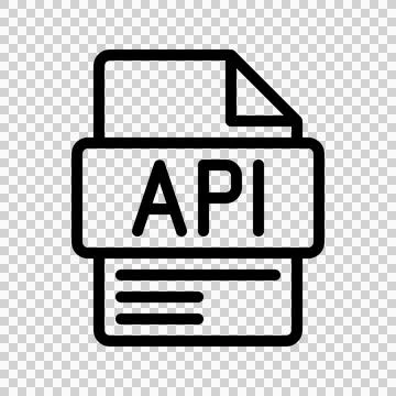 API Outline Icon Application Programming Interface API outline icon showing Stock Illustration