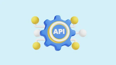 API Setting 3D Icon: Ideal for business, technology, websites, apps, education, Stock-Footage 289453527