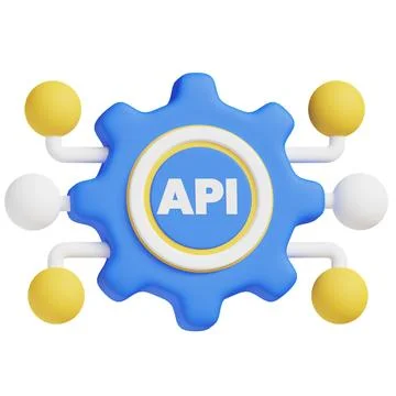 API Setting 3D Icon: Ideal for business, technology, websites, apps, education, Stock Photos