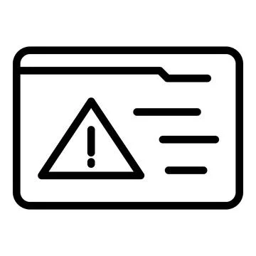 Api site icon, outline style Stock Illustration