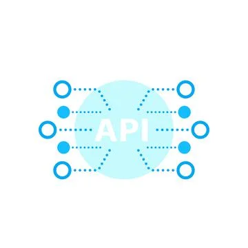 API, software integration, vector graphic 스톡 일러스트