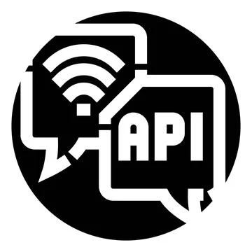 Api software interface for digital communication concept Stock Illustration