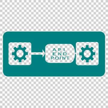 API System integration Diagram Stock Illustration