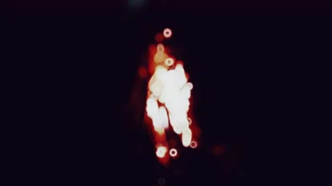 Api unggun malam - dfocus slowmotion 2 Stock Footage 230957959