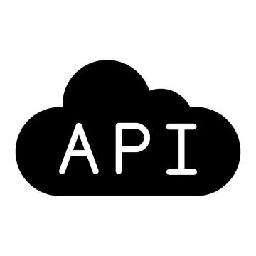 Api Vector Icon Design Illustration Stock Illustration