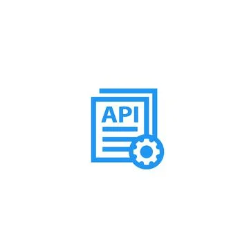 API vector icon Stock Illustration