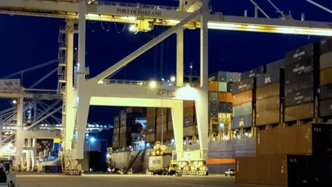 APL Container Terminal - 03 Video stock 149687054