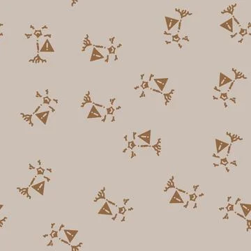 Aplastic anemia disease glyph vector seamless pattern Stock Illustration
