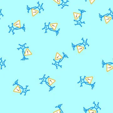Aplastic anemia disease vector seamless pattern Stock Illustration
