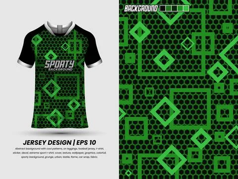 Apllication pattern to jersey, ready to print, sublimation design #3 Stock Illustration