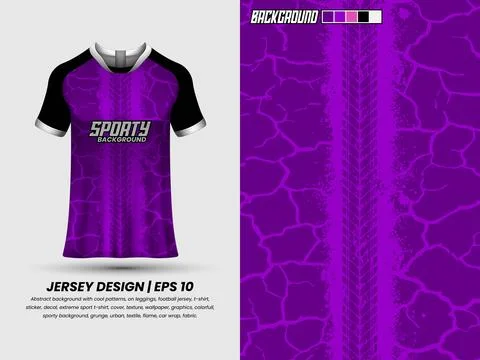 Apllication pattern to jersey, ready to print, sublimation design #21 Stock Illustration