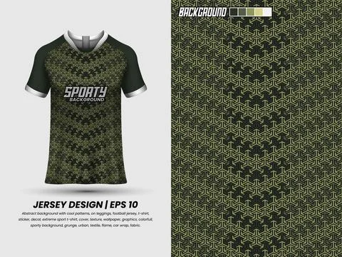 Apllication pattern to jersey, ready to print, sublimation design #31 Stock Illustration