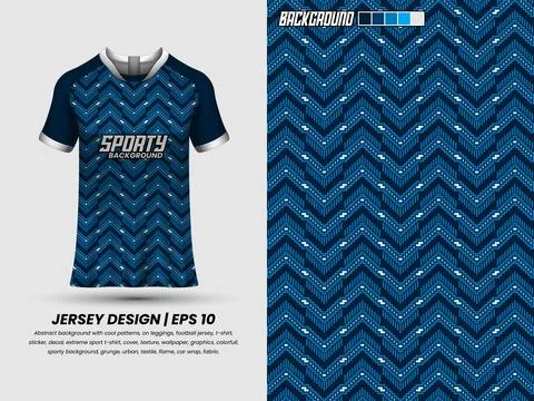 Apllication pattern to jersey, ready to print, sublimation design #71 Stock Illustration