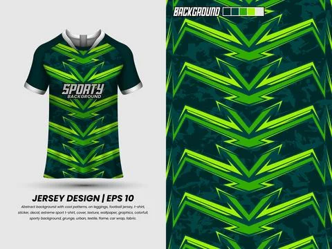 Apllication pattern to jersey, ready to print, sublimation design #75 Stock Illustration