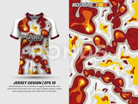 Apllication Pattern To Jersey, Ready To Print, Sublimation Design