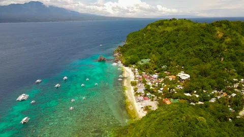 Apo Island. Philippines. Video stock 299751620